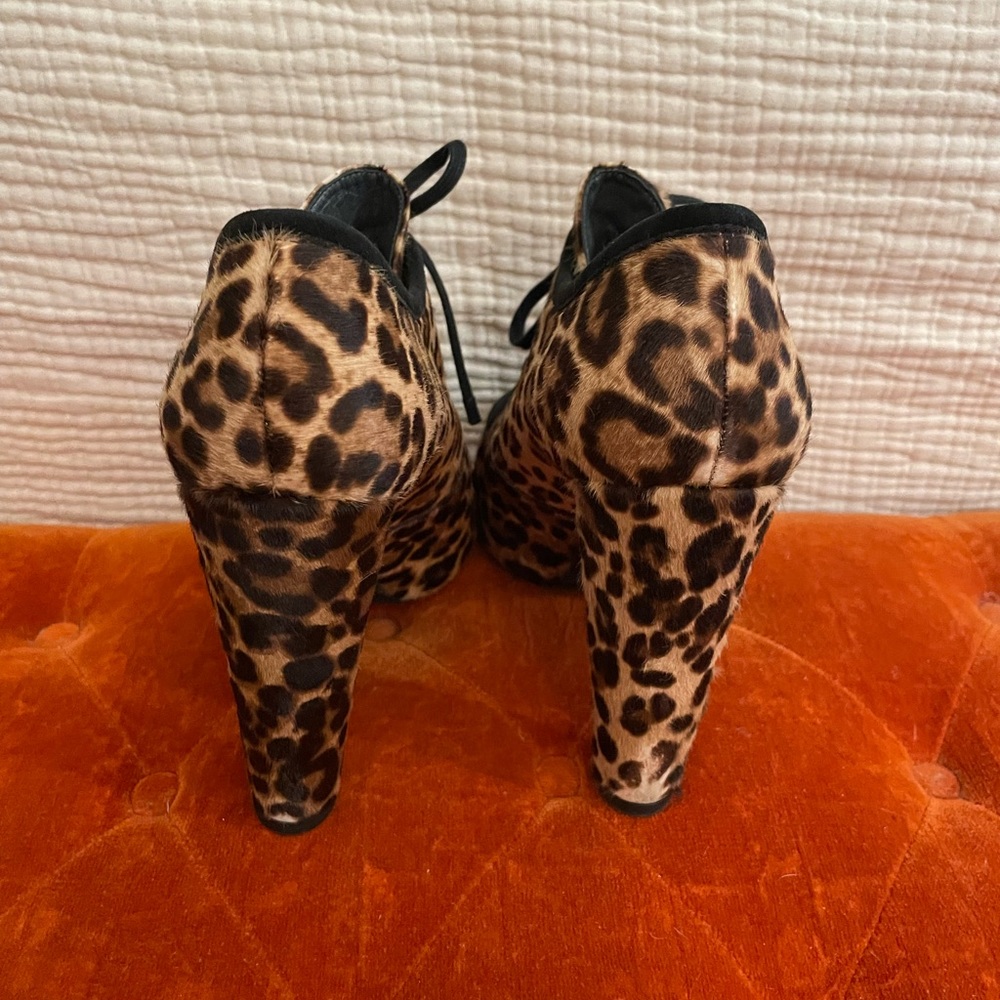 Stuart Weitzman leopard platform oxfords - Picture 3 of 8